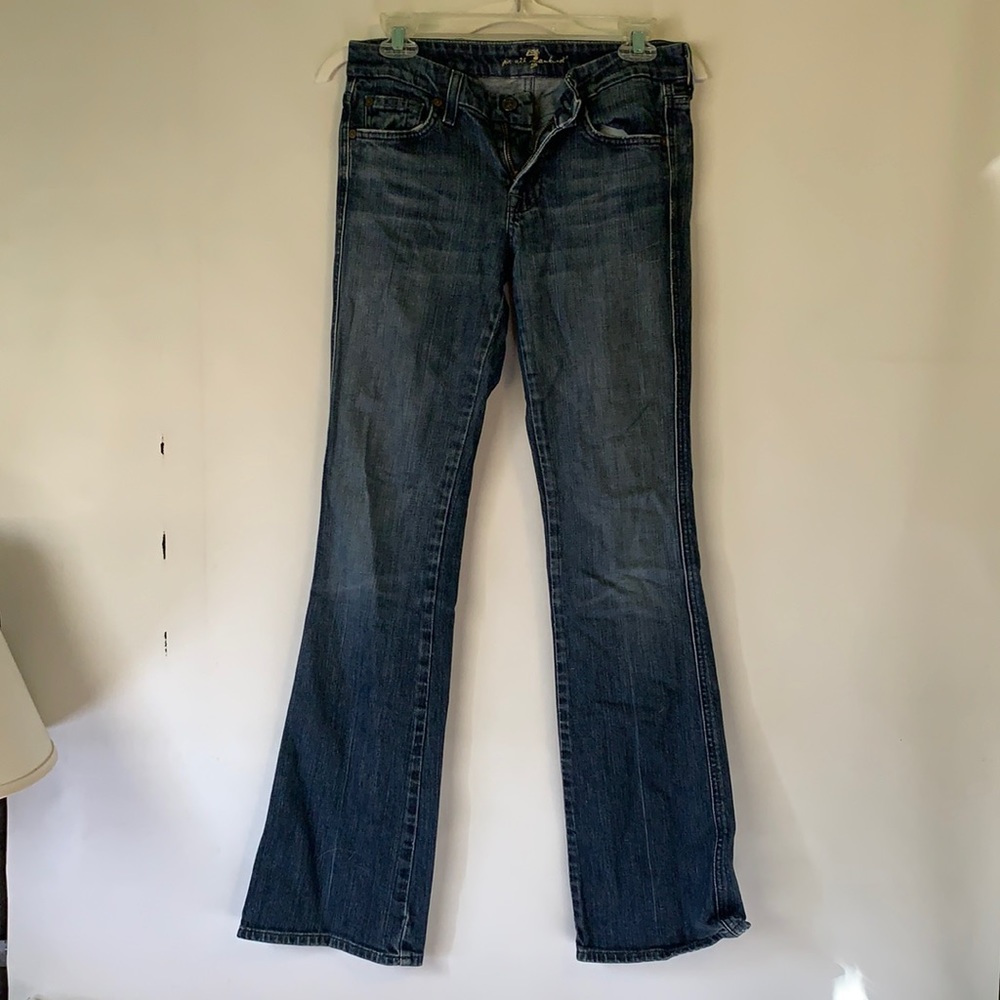 7 for all Mankind denim bootcut flared jeans